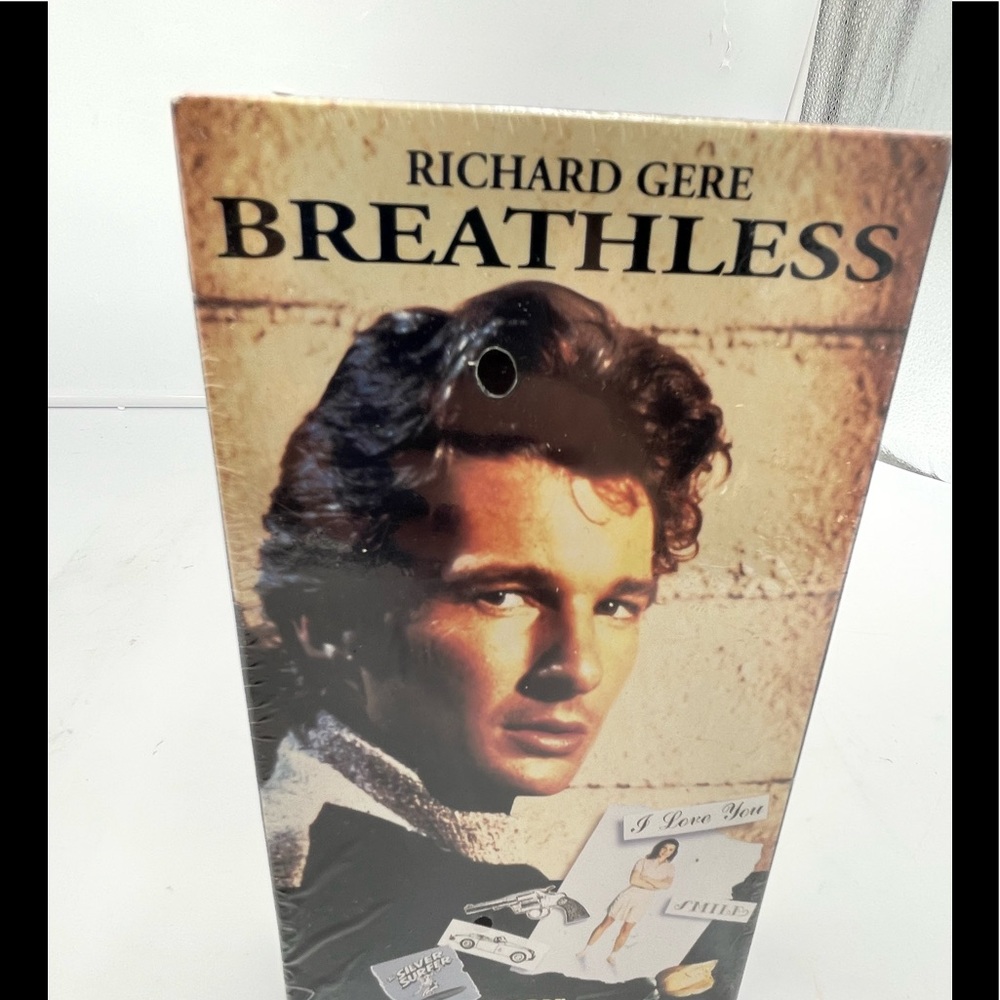 Breathless (VHS, 1983) Richard Gere Romance Movie Brand New Factory Sealed